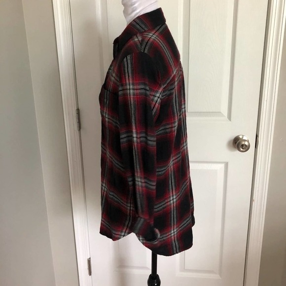 MADEWELL Classic Ex-Boyfriend Shirt in Plaid Small - Picture 3 of 8